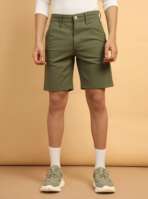 MEN'S SHORTS RELAX FIT- OLIVE