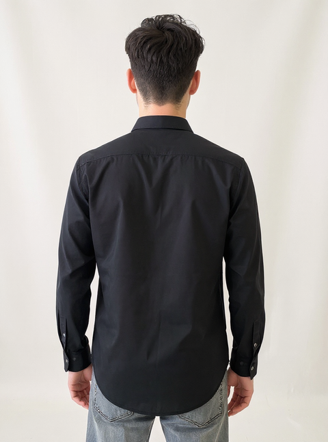 LuxeShine Satin Shirt