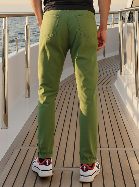 MEN'S TRAVEL PANTS SLIM FIT- LT BLACK