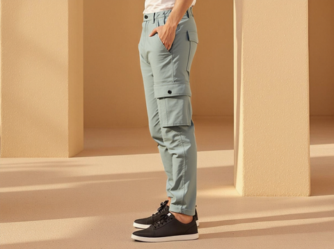 MEN'S TRAVEL PANTS SLIM FIT- GREY