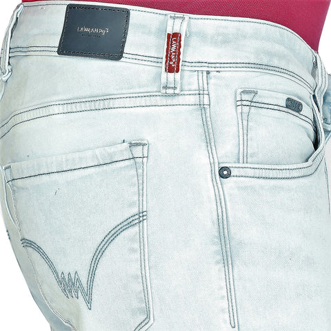 Men's Light Blue Skinny Fit Jeans