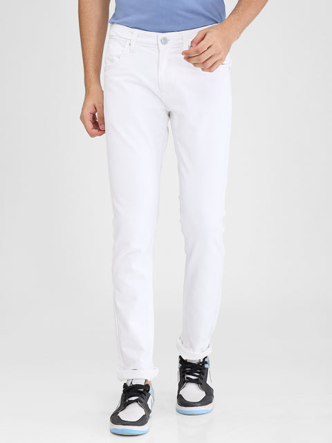 Men's White Skinny Fit Jeans