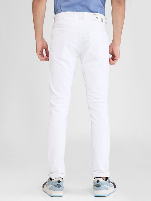 Men's White Skinny Fit Jeans