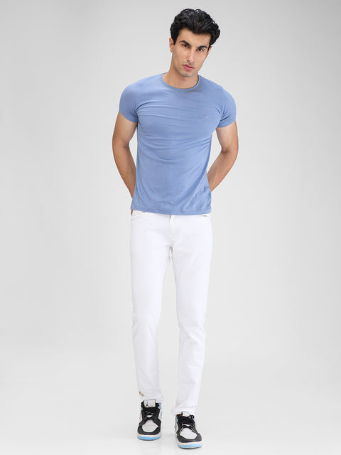Men's White Skinny Fit Jeans