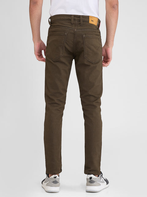 Men's Olive Super Slim Fit Jeans