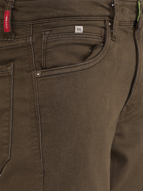 Men's Olive Super Slim Fit Jeans