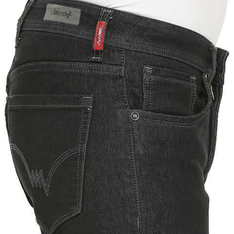 Men's Dark Grey Slim Fit Jeans