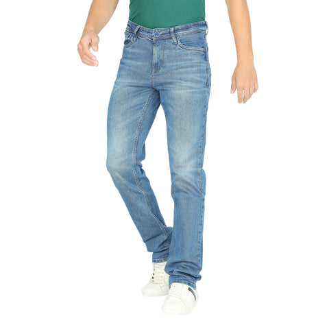 Men's Blue Straight Fit Jeans