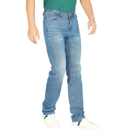 Men's Blue Straight Fit Jeans