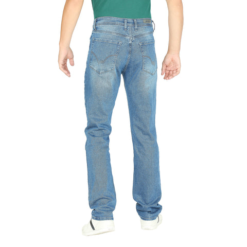 Men's Blue Straight Fit Jeans