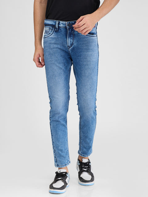 Men's Light Blue Super Slim Fit Jeans