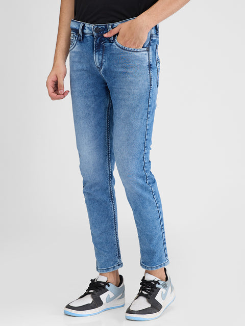 Men's Light Blue Super Slim Fit Jeans