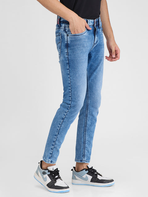 Men's Light Blue Super Slim Fit Jeans