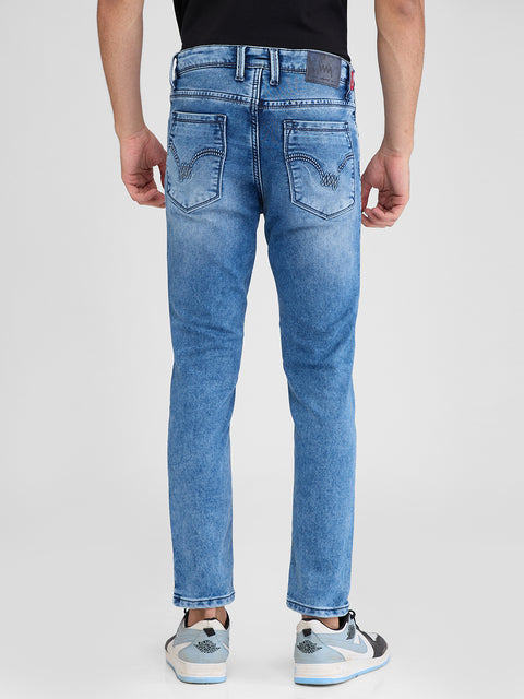 Men's Light Blue Super Slim Fit Jeans
