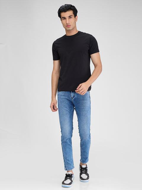 Men's Light Blue Super Slim Fit Jeans