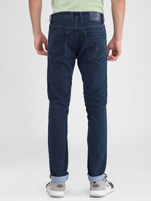Men's Dark Blue Skinny Fit Jeans