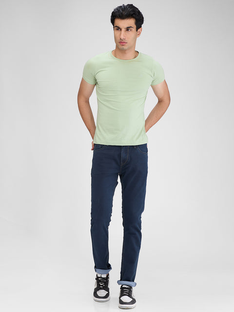 Men's Dark Blue Skinny Fit Jeans