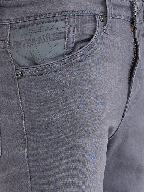 Men's Grey Skinny Fit Jeans