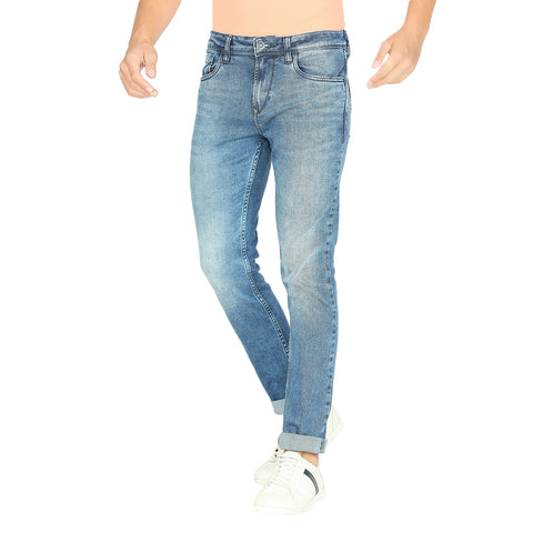 Men's Light Blue Slim Fit Jeans