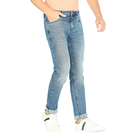 Men's Light Blue Slim Fit Jeans
