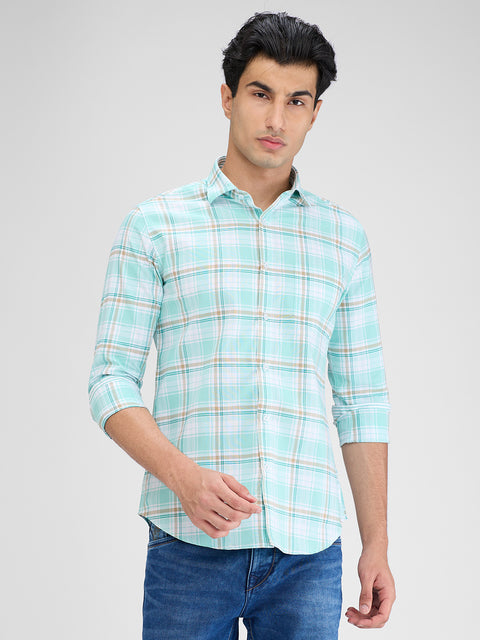 Men's Pista Checks Slim Fit Shirts