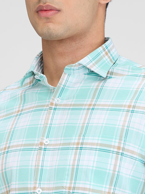 Men's Pista Checks Slim Fit Shirts
