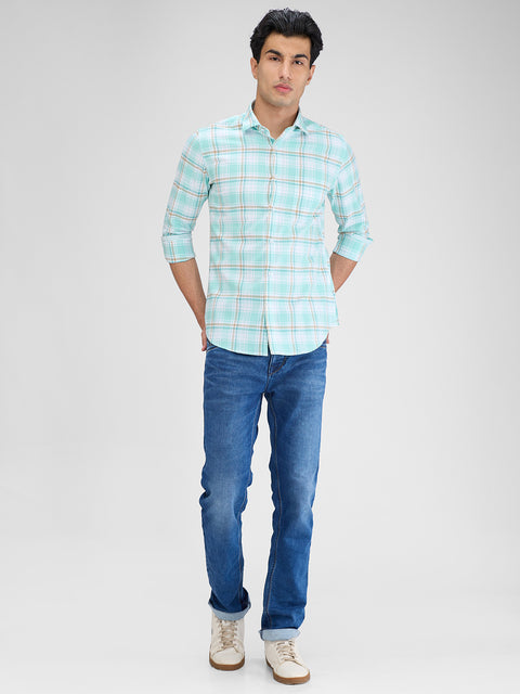 Men's Pista Checks Slim Fit Shirts