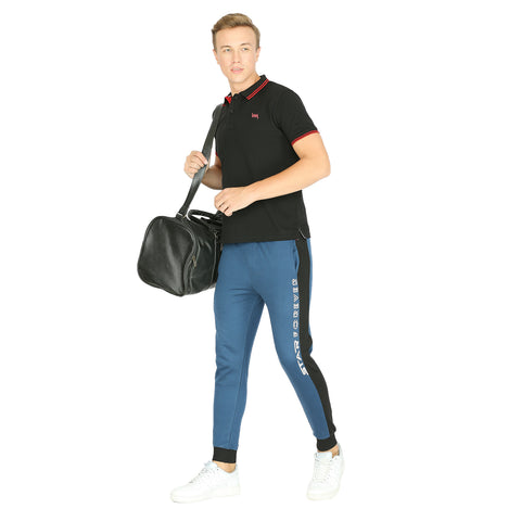 Men's Petrol Blue Track pants