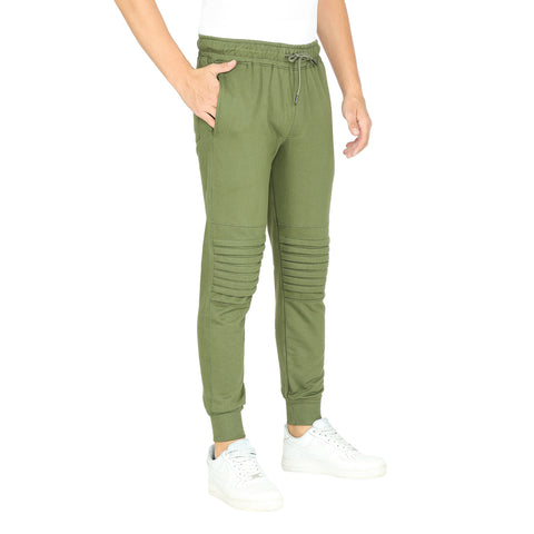 Men's Light Green Track pants