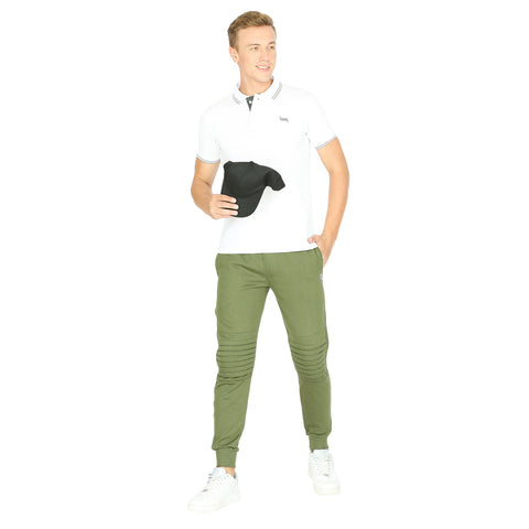 Men's Light Green Track pants