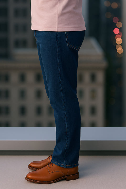 Straight Fit Dark Blue