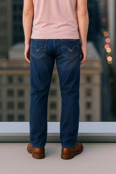 Straight Fit Dark Blue