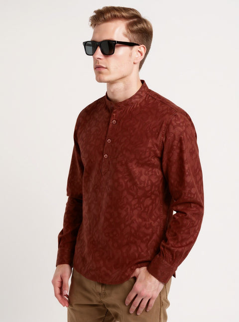 Full Sleeve Solid Tomato Red