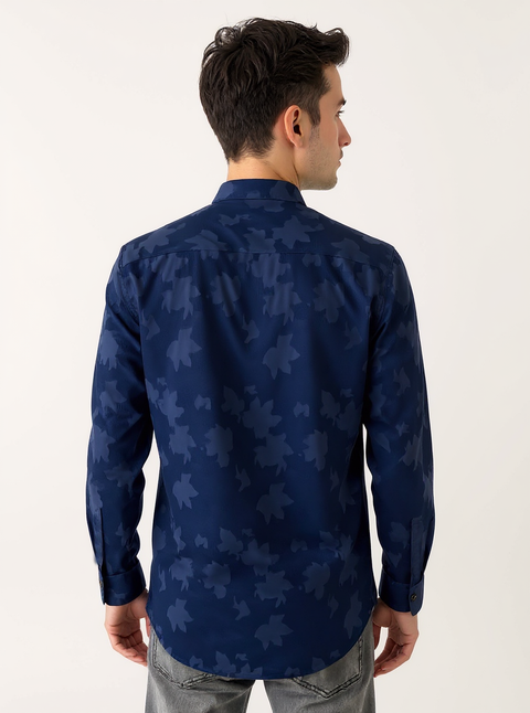 Full Sleeve Solid Navy