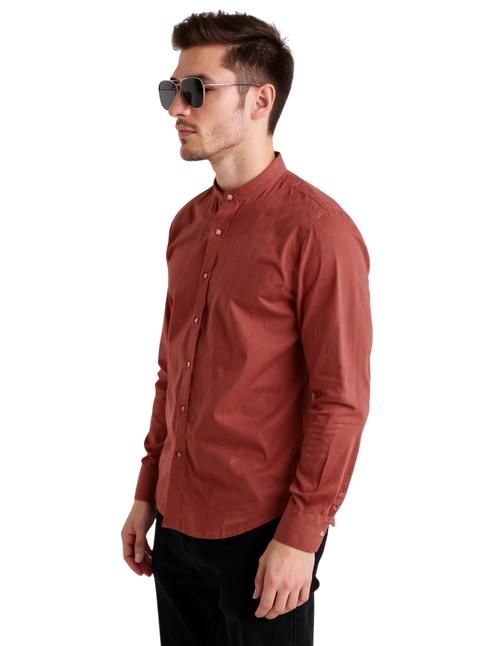 Full Sleeve Solid Tomato Red