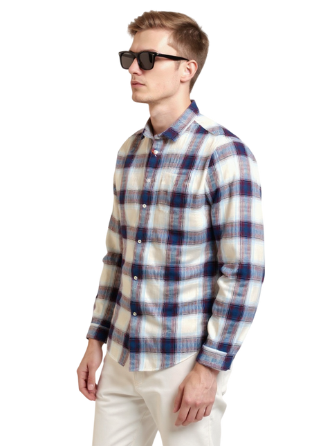 Full Sleeve Check Blue Multi