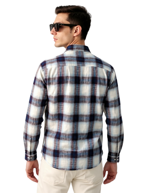 Full Sleeve Check Blue Multi