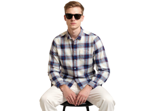 Full Sleeve Check Blue Multi