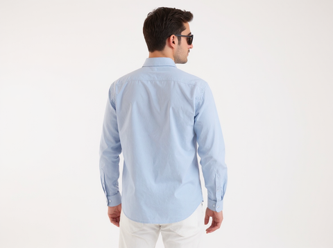 Full Sleeve Solid Sky Blue