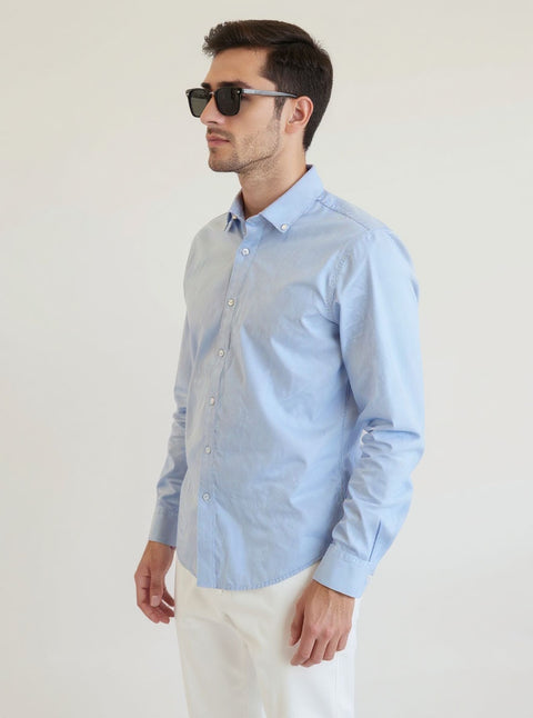 Full Sleeve Solid Sky Blue