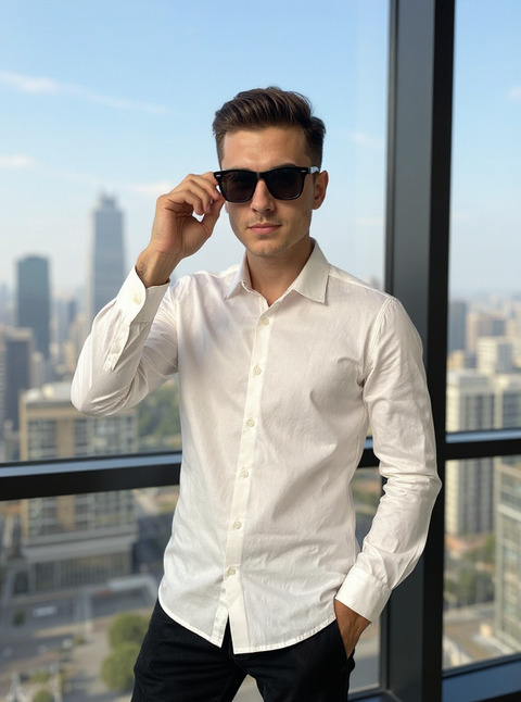 Full Sleeve Solid White