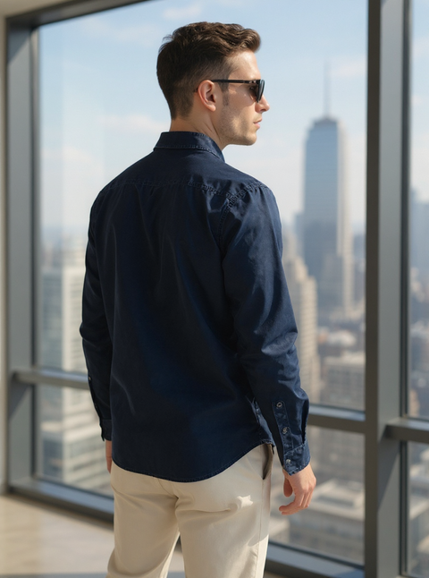 Full Sleeve Denim Ink Blue