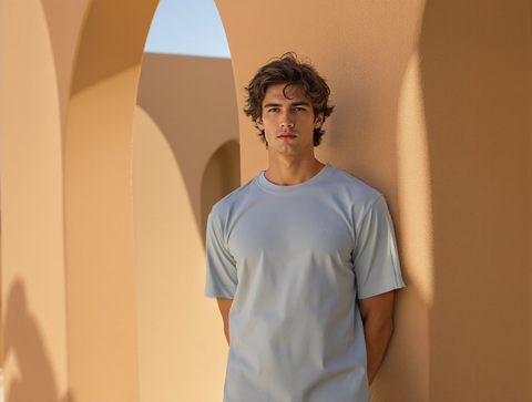 OVERSIZED FIT SOLID T-SHIRT-WHITE